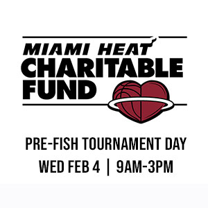 2026 MIAMI HEAT CHARITABLE FUND PRE-FISH TOURNAMENT Logo
