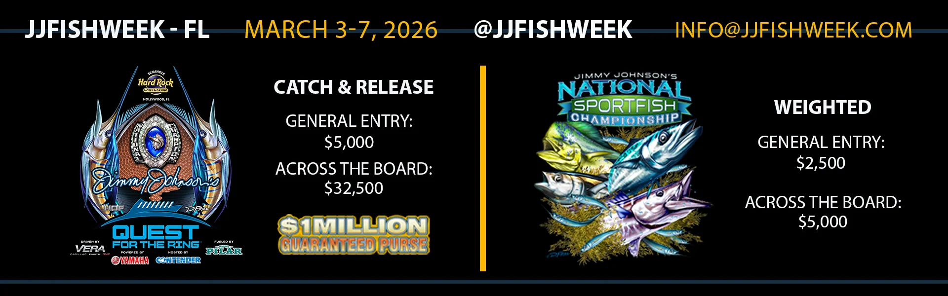 2026 Jimmy Johnson Quest for the Ring Live Scoring by CatchStat.com