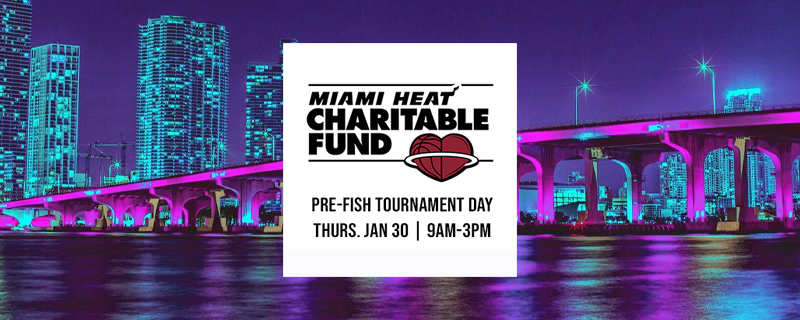 Promotional image for 2026 MIAMI HEAT CHARITABLE FUND PRE-FISH TOURNAMENT