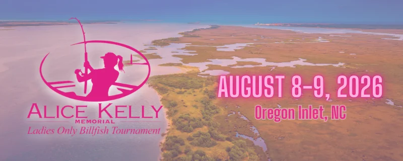 Card image for the 2026 Alice Kelly Memorial Ladies Only Billfish Tournament, a Upcoming fishing tournament.
