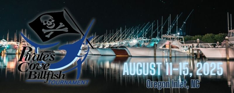 Card image for the 2025 Pirate's Cove Billfish Tournament, a Upcoming fishing tournament.