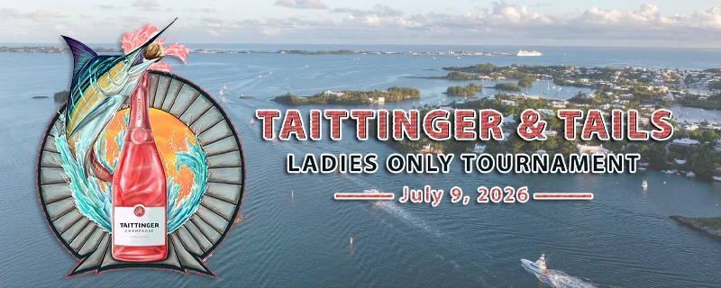 Card image for the 2026 Taittinger & Tails Ladies Only Tournament, a Upcoming fishing tournament.
